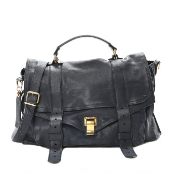 PROENZA SCHOULER Lambskin Large PS1 Satchel Midnight