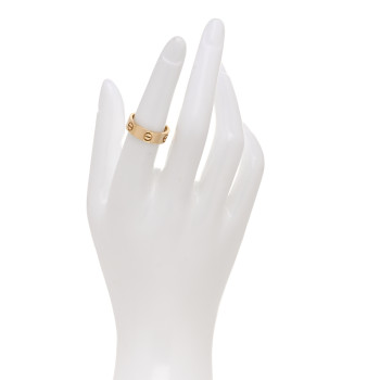 CARTIER 18K Yellow Gold 5.5mm LOVE Ring 52 6