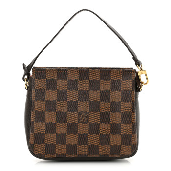 LOUIS VUITTON Damier Ebene Trousse Make Up Bag Pochette