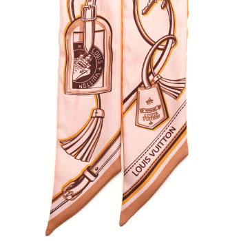LOUIS VUITTON Silk All That Strap Bandeau Rose Clair