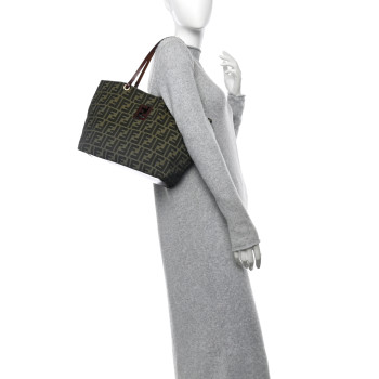 FENDI Zucca Tote Tobacco