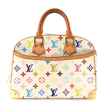LOUIS VUITTON Monogram Multicolor Trouville White