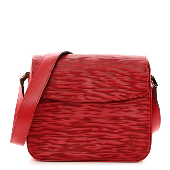 LOUIS VUITTON Epi Buci Castillan Red