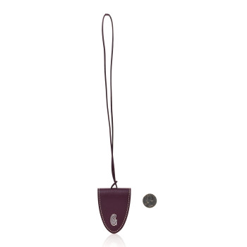 GOYARD Calfskin Bag Clip Bordeaux