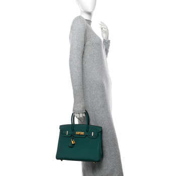 HERMES Togo Birkin 30 Malachite