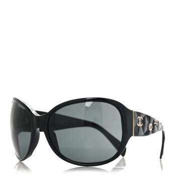 CHANEL CC Crystal Sunglasses 5150-B Black