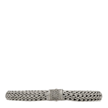JOHN HARDY Sterling Silver Diamond 6.5mm Classic Chain Bracelet