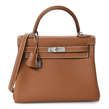 HERMES Togo Kelly Retourne 28 Gold