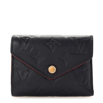 LOUIS VUITTON Empreinte Victorine Wallet Marine Rouge