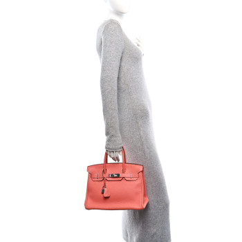 HERMES Togo BIRKIN 30 Crevette