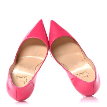 CHRISTIAN LOUBOUTIN Patent Pigalle Follies 120 Pumps 36 Pinky