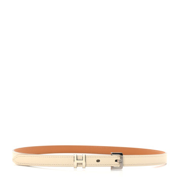 HERMES Epsom 15mm Pop H Belt 75 30 Craie