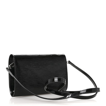 LOUIS VUITTON Electric Epi Louise Strap PM Black