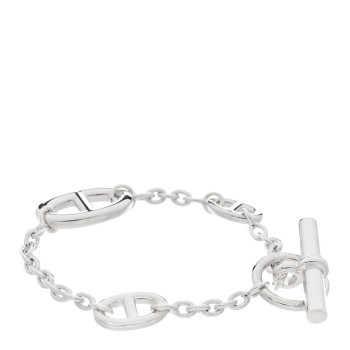 HERMES Sterling Silver Farandole Bracelet ST