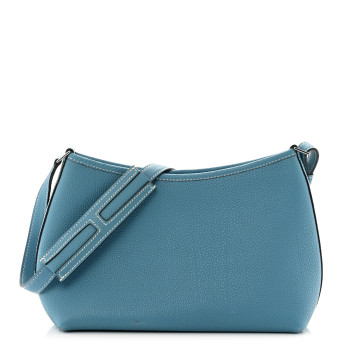 HERMES Togo Berlingot 23 PM Blue Jean
