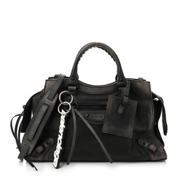 BALENCIAGA Calfskin Black Hardware Neo Classic City Black