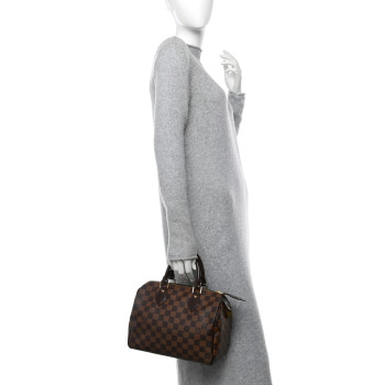 LOUIS VUITTON Damier Ebene Speedy 25