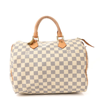 LOUIS VUITTON Damier Azur Speedy 30
