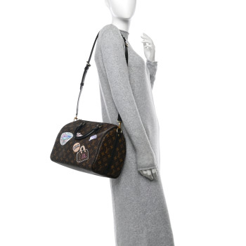 LOUIS VUITTON Monogram My World Tour Speedy Bandouliere 30 Black