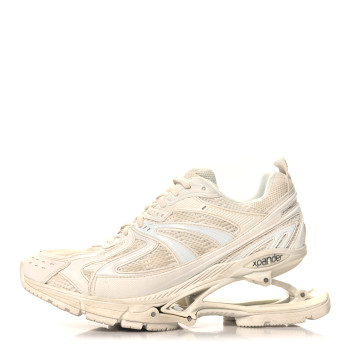 BALENCIAGA Mesh Rubber Mens X-Pander Sneakers 40 White