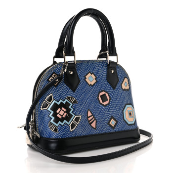 LOUIS VUITTON Epi Azteque Alma BB Denim Light