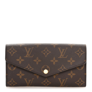 LOUIS VUITTON Monogram Sarah Wallet NM Rose Ballerine
