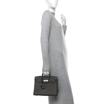 HERMES Togo Birkin 25 Etain