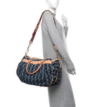 LOUIS VUITTON Denim Raye Cabas GM
