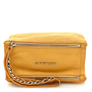 GIVENCHY Sugar Goatskin Pandora Wristlet Honeycomb
