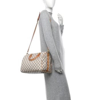LOUIS VUITTON Damier Azur Speedy Bandouliere 30