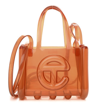 TELFAR x MELISSA Jelly Small Shopping Bag Clear Brown