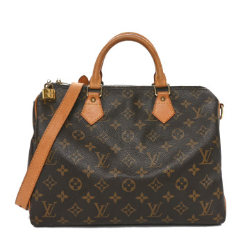 LOUIS VUITTON Monogram Speedy Bandouliere 30