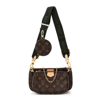 LOUIS VUITTON Monogram Multi Pochette Accessories Kaki