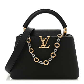 LOUIS VUITTON Taurillon Chain On You Capucines BB Black LOUIS VUITTON Taurillon Chain On You Capucines BB Black