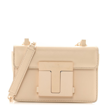 TOM FORD Calfskin Small T Clasp Chain Bag Vanilla TOM FORD Calfskin Small T Clasp Chain Bag Vanilla