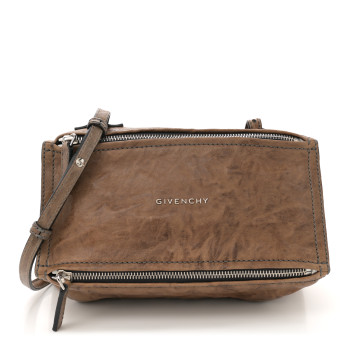 GIVENCHY Tumbled Sheepskin Mini Pandora Brown