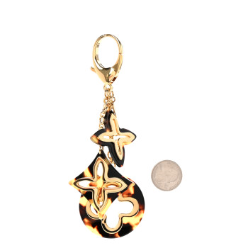 LOUIS VUITTON Insolence Bag Charm Ecaille