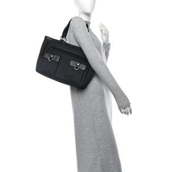 GUCCI Monogram Abbey D Ring Tote Black