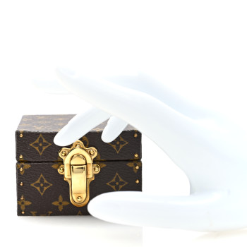 LOUIS VUITTON Monogram Ring Box Mini Trunk Case