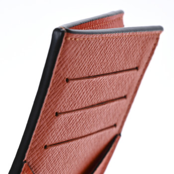 LOUIS VUITTON Taigarama Coin Card Holder Orange