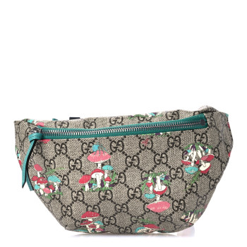 GUCCI GG Supreme Childrens Mushroom Print Belt Bag