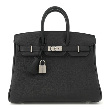 HERMES Togo Birkin 25 Black