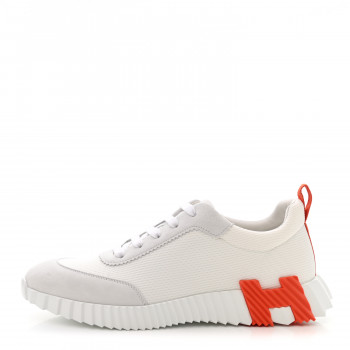 エルメス HERMES Technical Canvas Suede Goatskin Bouncing Sneakers 44