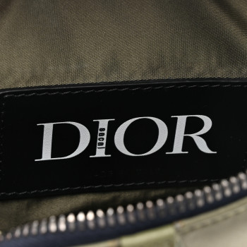 CHRISTIAN DIOR X SACAI Grained Calfskin Technical Fabric