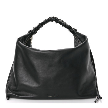 PROENZA SCHOULER Calfskin Large Drawstring Shoulder Bag Black