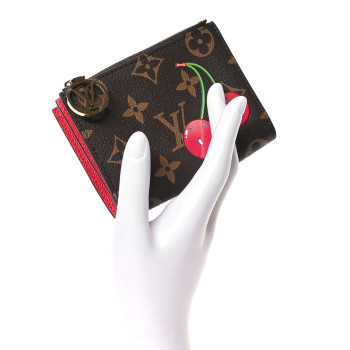LOUIS VUITTON LV X TM Monogram Cerises Lisa Wallet