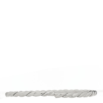 DAVID YURMAN 18K White Gold Diamond 3.5mm Paveflex Single Row Bracelet