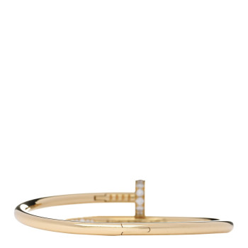 CARTIER 18K Yellow Gold Diamond Juste Un Clou Bracelet 16