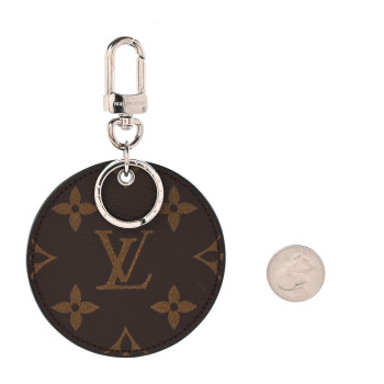 LOUIS VUITTON Monogram Corduroy Patchwork Bag Charm Key Ring