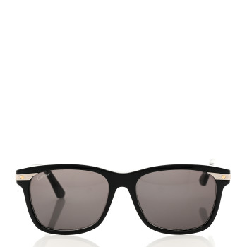 CARTIER Santos De Cartier Square Sunglasses CT0190S Black